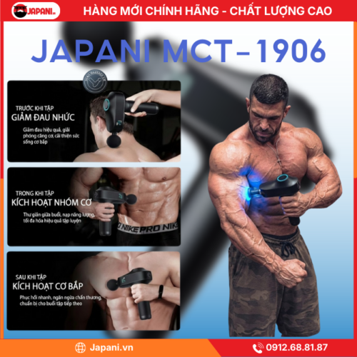 Các chế độ Massage Linh Hoạt trên Máy Mát Xa JAPANI MCT-1906