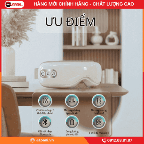 Ưu điểm Máy massage mắt JAPANI E9