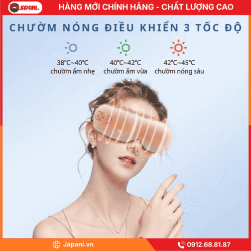 Nhiệt hồng ngoại của Máy Massage mắt JAPANI E9 