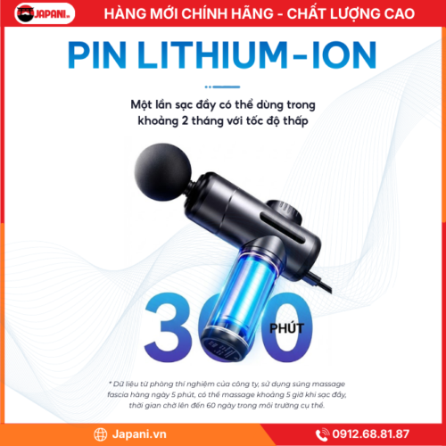 Pin của Máy massage cầm tay JAPANI MCT-1911