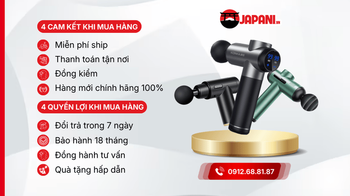 cam kết khi mua hàng tại japani