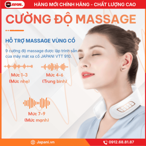 Cường Độ Của Máy Mát Xa Cổ JAPANI MS 1964