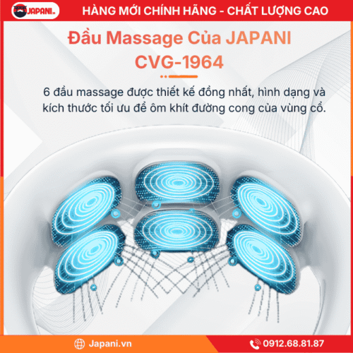 Đầu Massage Của Máy Mát Xa Cổ JAPANI CVG-1964