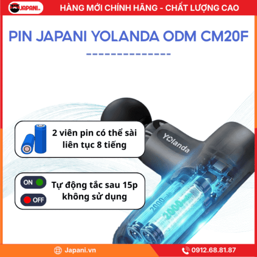 Hiệu Suất Pin Vượt Trội của Máy đấm bóp cầm tay JAPANI MCT-2348