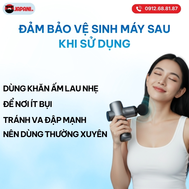 bảo qu&agrave;n m&aacute;y massage cầm tay