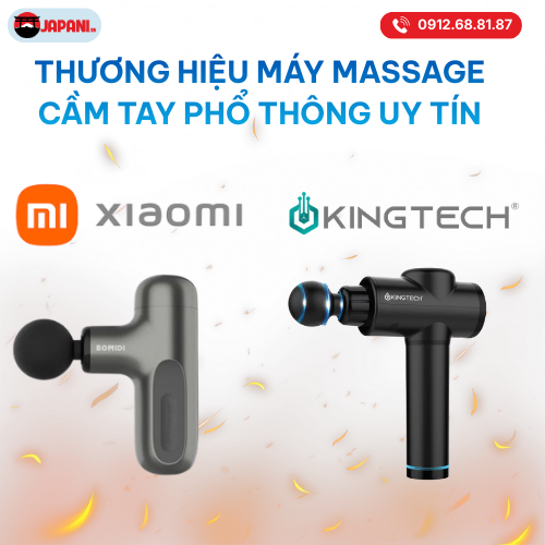 thương hiệu máy massage cầm tay phổ thông