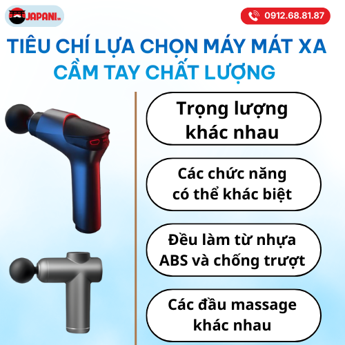 so sánh máy massage cầm tay và máy massage cầm tay mini