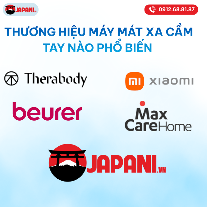 Top c&aacute;c thương hiệu m&aacute;y massage cầm tay chất lượng