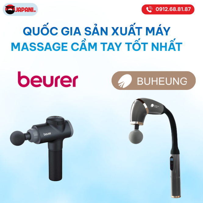 massage cầm tay chất lượng của H&agrave;n v&agrave; Đức