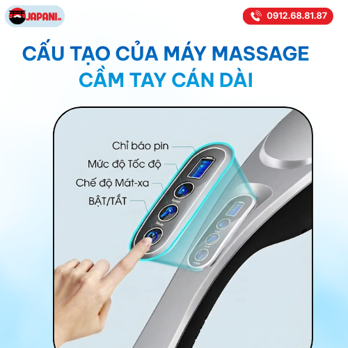 Hướng dẫn dung máy massage cầm tay cán dài
