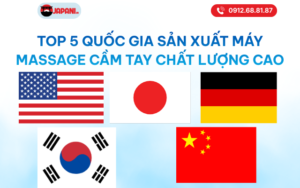 Ảnh đại diện top 5 quốc gia máy massage cầm tay chất lượng