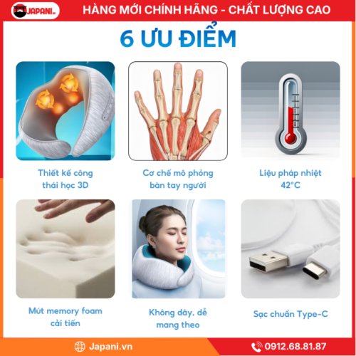 Ưu Điểm Nổi Bật của Gối Massage Điện CVG-4320