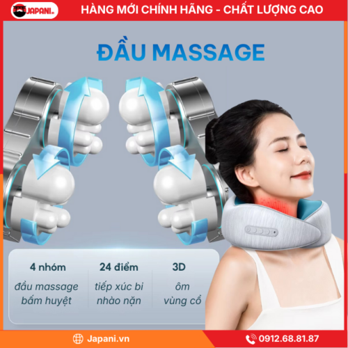 Đầu Massage của Gối Massage Điện