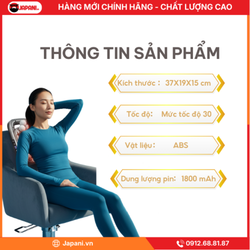 Thông Tin Chi Tiết về Máy Massage Cầm Tay Đa Chức Năng JAPANI