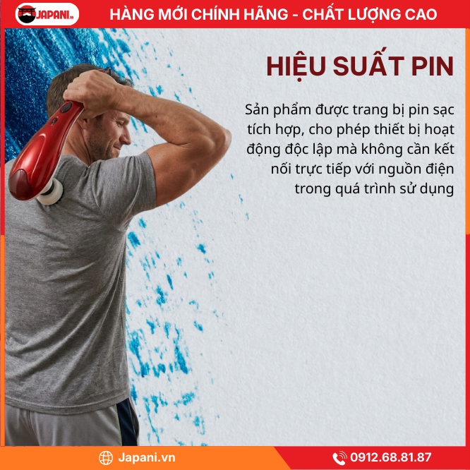 Hiệu suất pin của Máy đấm lưng cầm tay MDN-4374