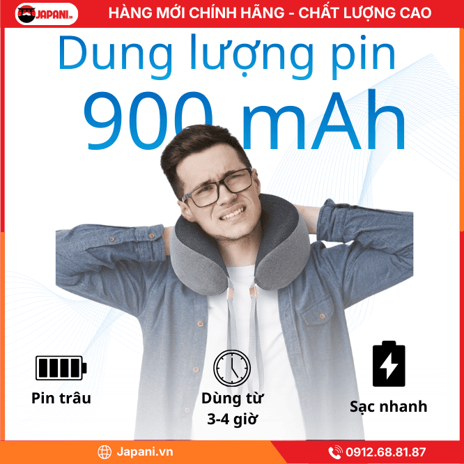 Pin của Máy massage cổ JAPANI CVG-4235