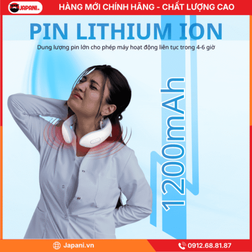 Pin của súng Massage cổ vai gáy JAPANI H88