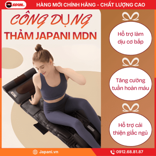 Công Dụng Của Massage Của Thảm Massage Toàn Thân Đa Năng JAPANI MDN-4337