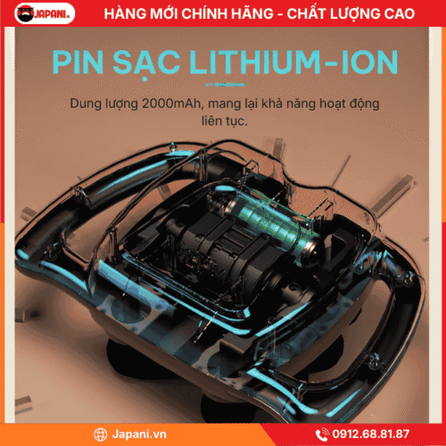 Hiệu Suất Pin Vượt Trội của Máy Massage Cầm Tay JAPANI MS 2532