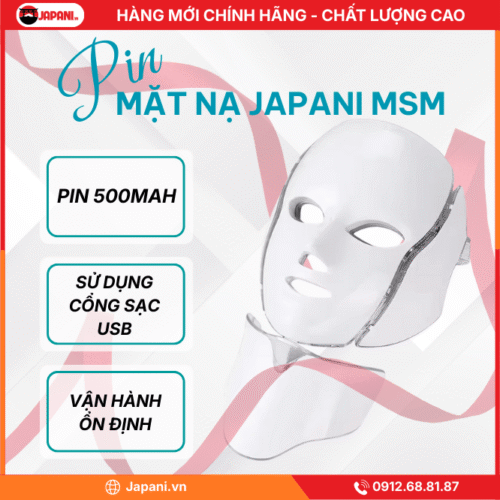 Hiệu Suất Pin Của Mặt Nạ Trị Liệu JAPANI MSM
