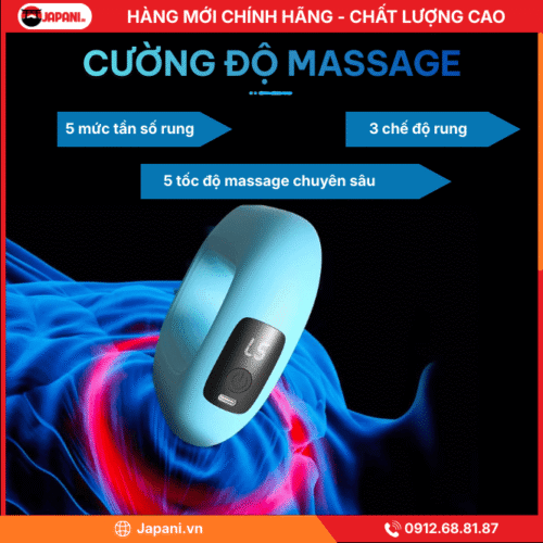 Cường Độ Massage & Chế Độ Rung Linh Hoạt Japani MCT-4421