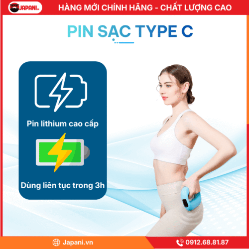 Pin sạc type C của máy massage cầm tay MCT-4421