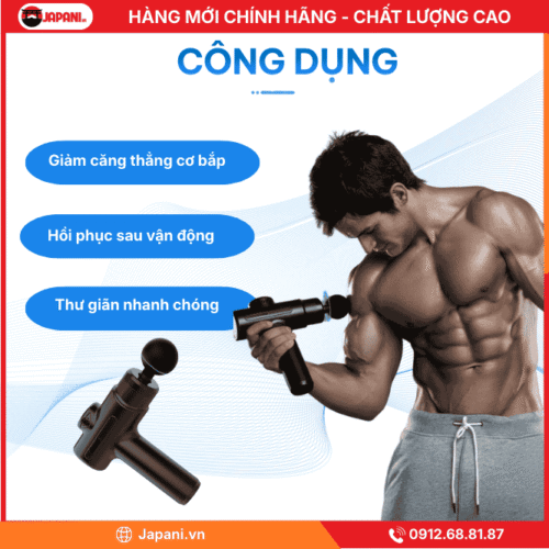 Công dụng máy massage Cầm Tay JAPANI Sun Power JMQ24