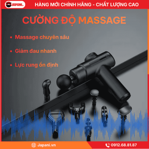Cường độ máy massage Cầm Tay JAPANI Sun Power JMQ24