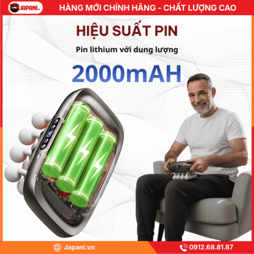 Pin của máy massage cầm tay