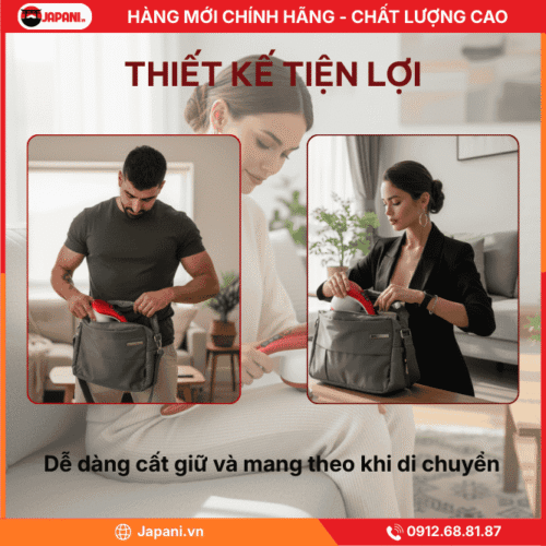 Thiết kế công thái học nhỏ gọn và tiện lợi