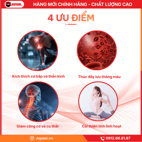 Ưu Điểm Nổi Bật của Thiết Bị Massage Lưng JAPANI Sun Power AMD-02