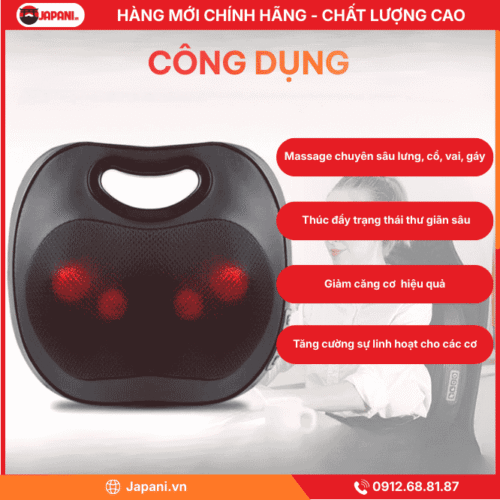 Công dụng máy mát xa lưng Sun Power AMD-02