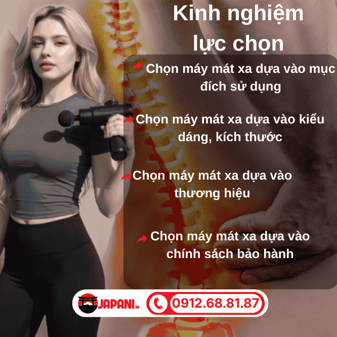 Kinh nghiệm lựa chọn khi mua máy massage