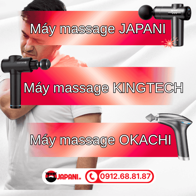 Những thương hiệu máy massage uy tín chất lượng tốt