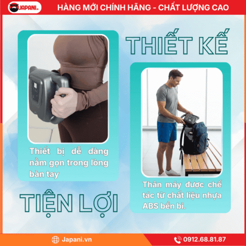 Thiết Kế Tiện Lợi của Máy Mát Xa Cầm Tay JAPANI JMQ-006
