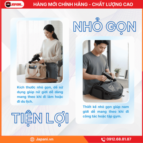 Thiết Kế Của Máy Massage JAPANI MS 2500 Nhỏ Gọn, Tiện Dụng