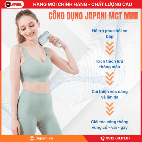 Thông Tin Chi Tiết Của Máy Massage Cầm Tay JAPANI MCT-4456 Mini