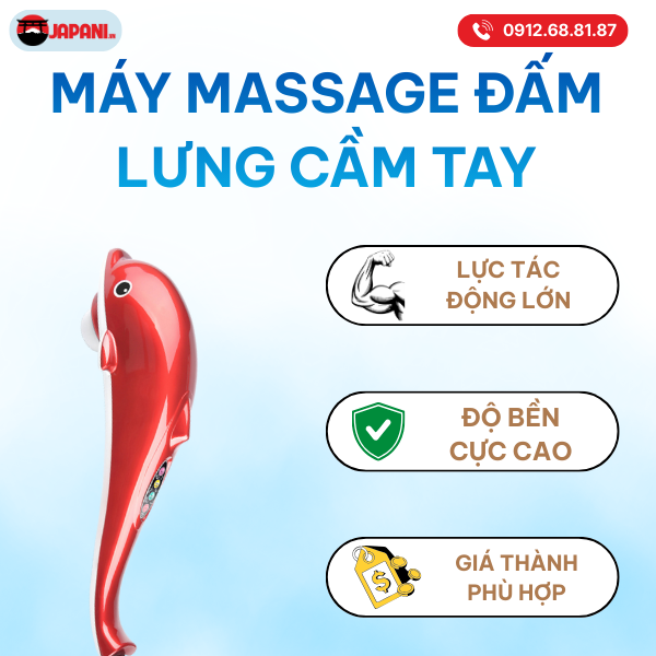ưu điểm của  massage đấm lưng cầm tay c&aacute; heo ch&iacute;nh h&atilde;ng
