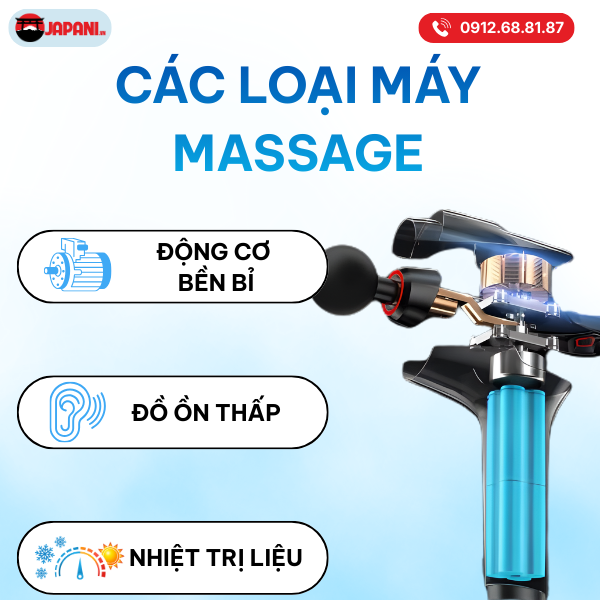 Các loại máy mát xa cầm tay