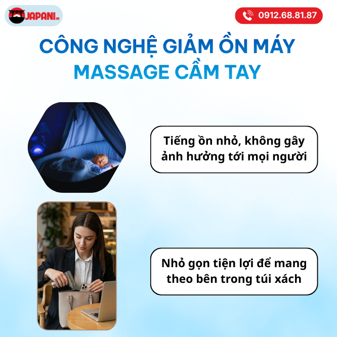 Động cơ &ecirc;m &aacute;i m&aacute;y massage cầm tay