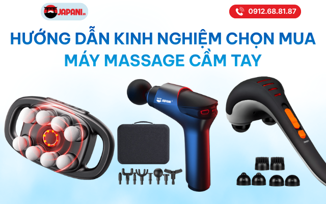 kinh nghiệm lựa chọn máy massage cầm tay