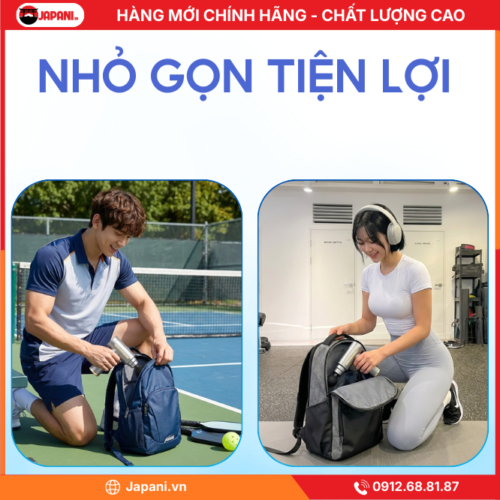 Tính nhỏ gọn tiện dụng của máy massage mini JAPANI MMM 5627