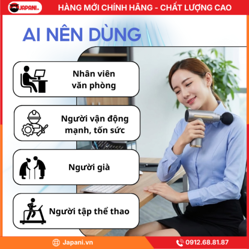 Ai nên dùng máy massage cầm tay mini