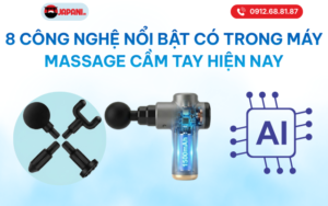 8 công nghệ máy massage cầm tay