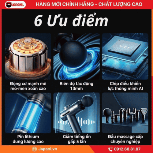 Ưu Điểm Nổi Bật Của Máy Massage Mini JAPANI MMM-5698
