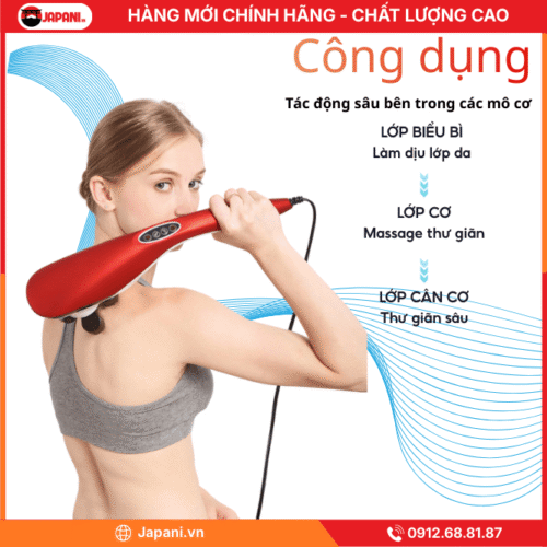Công dụng của Máy massage cầm tay JAPANI MCT-4693