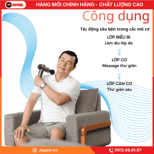 Công dụng Máy Massage Mini JAPANI MMM-5698
