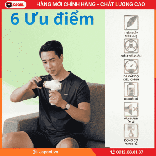 Ưu điểm nổi bật của máy massage mini cầm tay JAPANI CTMINI-5741