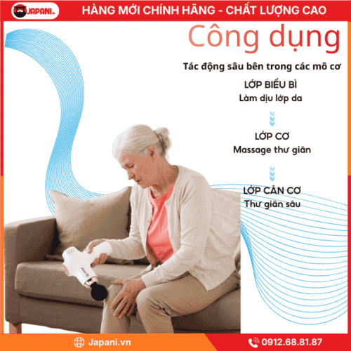 Công dụng máy Massage mini cầm tay JAPANI CTMINI-5741