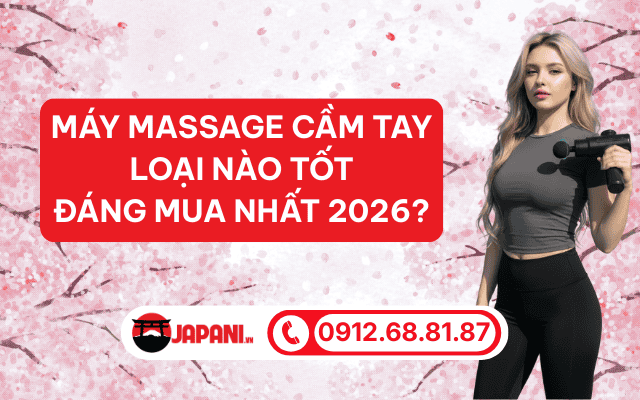 Máy massage cầm tay loại nào tốt đáng mua nhất 2026